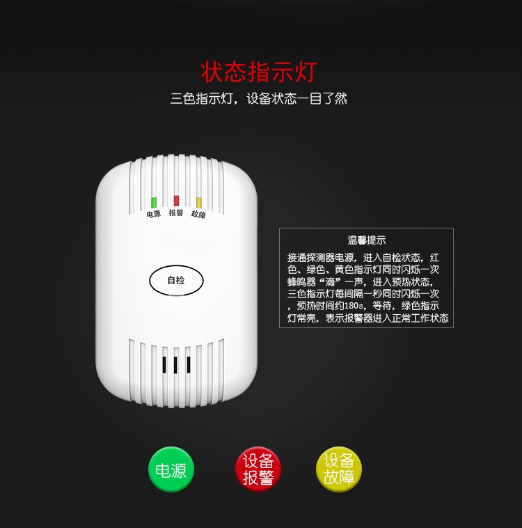 家用燃气报警器 YJ-616