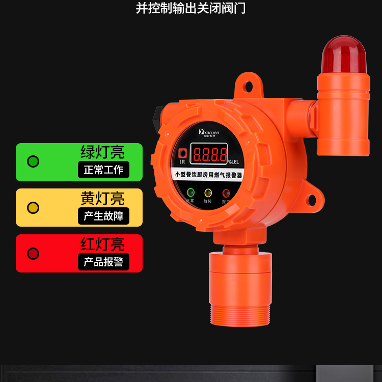 小型餐饮厨房用燃气报警器BYXYQ-YJ-619